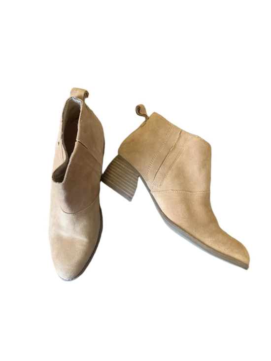 Toms Shoes - Tom’s Ankle Boots 7 Tan Low Heel